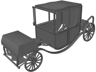 Royal Wagon 3D Model preview