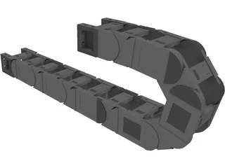 Igus Energy Chain 3D Model preview