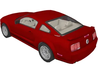 Ford Mustang 3D Model preview