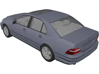 Lexus LS330 3D Model preview