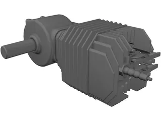 Motor 3D Model preview