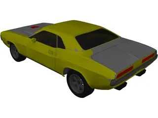 Chevrolet Camaro (1969) 3D Model preview