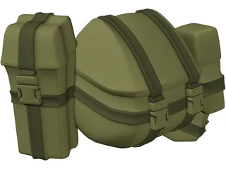Back Packs and Equipment 3D Model preview