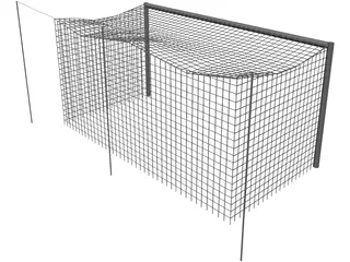 Soccer Goal 3D Model preview