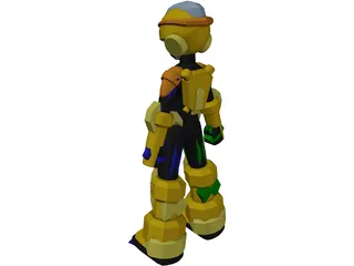 Rockman 3D Model preview