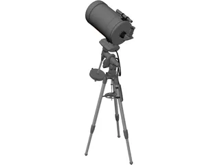 Telescope Celestron 3D Model preview