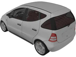 Mercedes-Benz A160 (1997) 3D Model preview
