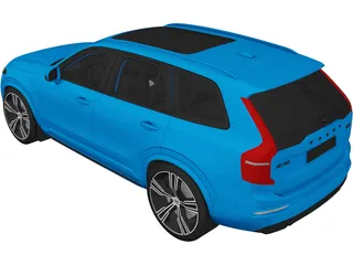 Volvo XC90 Design (2019) 3D Model preview