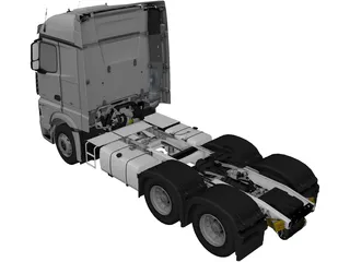 Mercedes-Benz Actros 3D Model preview