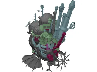 Howling Castle 3D Model preview