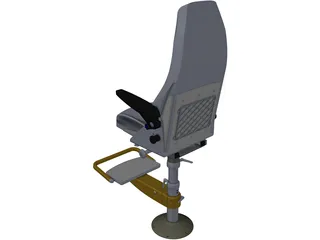 Command Ship Chair 3D Model preview
