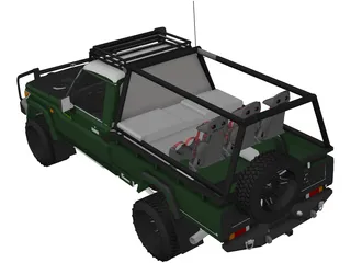 Toyota Land Cruiser FJ40 [Modified] 3D Model preview
