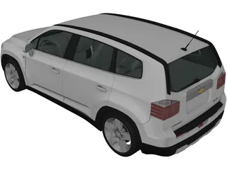 Chevrolet Orlando (2010) 3D Model preview