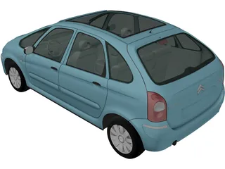 Citroen Xsara Picasso (2004) 3D Model preview
