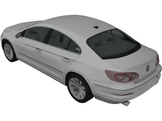 Volkswagen Passat CC (2009) 3D Model preview