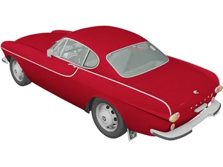 Volvo P1800 (1961) 3D Model preview