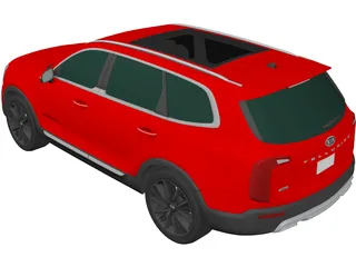 Kia Telluride (2019) 3D Model preview