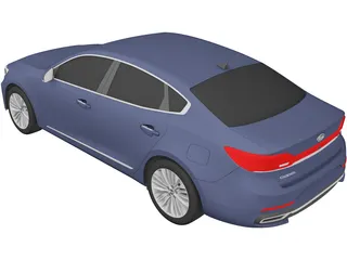 Kia Cadenza (2020) 3D Model preview