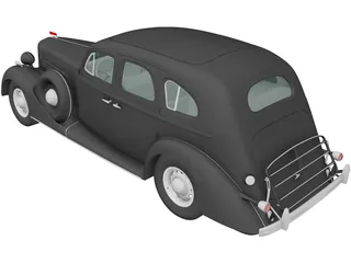 ZIS 101A (1939) 3D Model preview