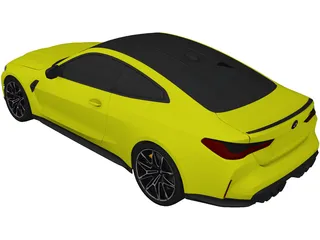 BMW M4 Competition [G82] (2021) 3D Model preview