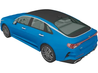 Kia K5 (2019) 3D Model preview