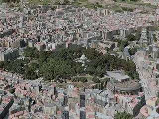 A Coruna City, Spain (2020) 3D Model preview