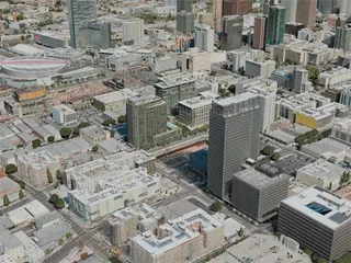 Los Angeles City, USA (2020) 3D Model preview