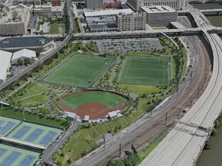 Philadelphia City, USA (2020) 3D Model preview