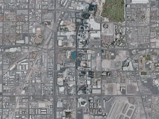Las Vegas City, The Strip, USA (2020) 3D Model preview