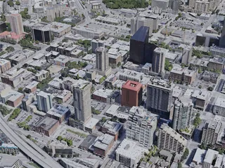 Seattle City, USA (2020) 3D Model preview