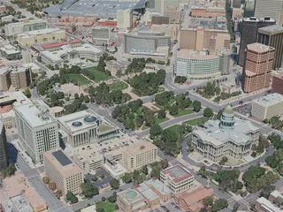 Denver City, CO, USA (2020) 3D Model preview