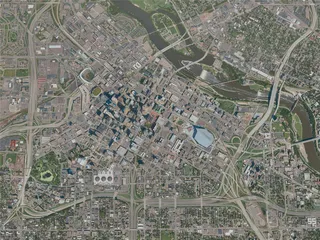 Minneapolis City, USA (2020) 3D Model preview