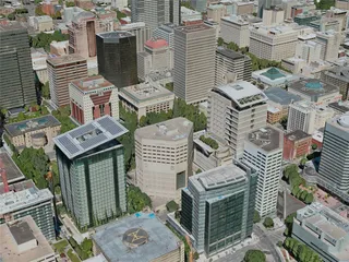 Portland City, OR, USA (2020) 3D Model preview