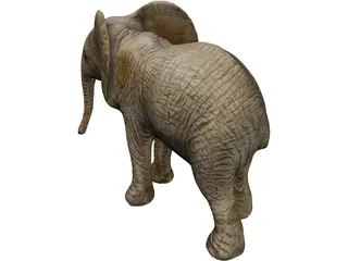Elephant 3D Model preview