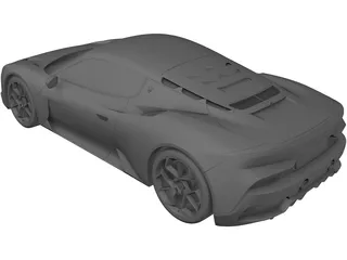 Maserati MC20 (2021) 3D Model preview