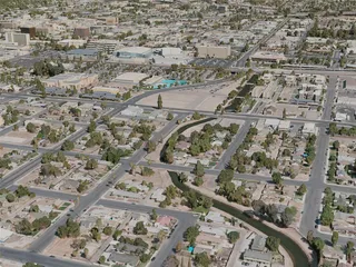 Bakersfield City, USA (2020) 3D Model preview