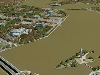Canberra City, Australia (2020) 3D Model preview