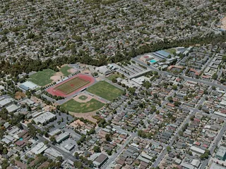 San Jose City, USA (2020) 3D Model preview