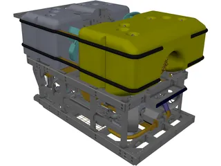ROV Workclass 3D Model preview