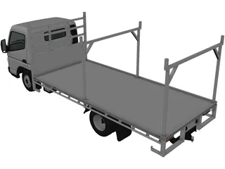 Mitsubishi Fuso Canter (2016) 3D Model preview