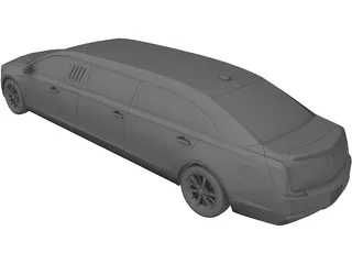 Cadillac XTS Limo (2019) 3D Model preview