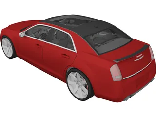 Chrysler 300C SRT8 (2011) 3D Model preview
