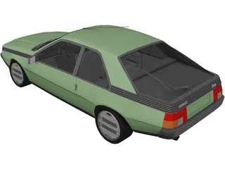 Renault Fuego (1980) 3D Model preview