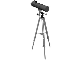 National Geographic 130/650 Telescope 3D Model preview
