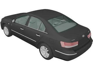 Hyundai Sonata (2008) 3D Model preview
