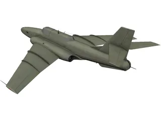 Ilyushin Il-40 Brawny 3D Model preview