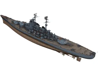 Kreml Warship 3D Model preview