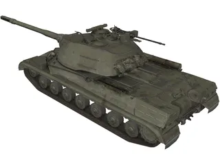 Object 268 Variant 5 3D Model preview