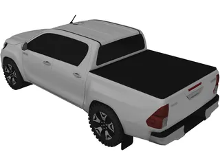 Toyota Hilux SRX (2019) 3D Model preview