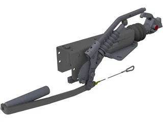 Trailer Coupler 3D Model preview